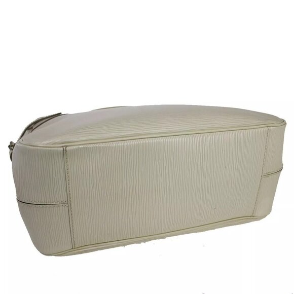 LOUIS VUITTON LV Logo Passy PM Hand Bag Epi Leather Ivoire - Picture 5 of 16